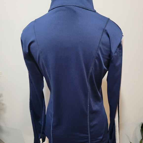 Women's Navy Long Sleeve Top - Picture 4 of 5